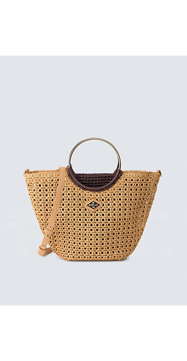 PUラフィアセットバッグ